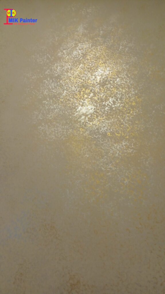 Gold Texture Paint on wall