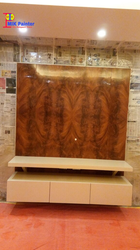 TV Cabinet PU High Gloss and PU Duco