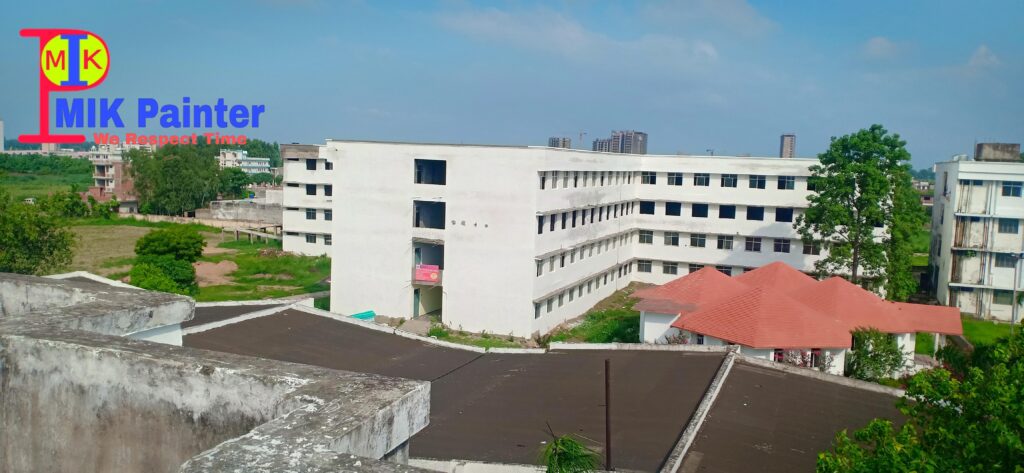 Lucknow College Exterior Painted Building